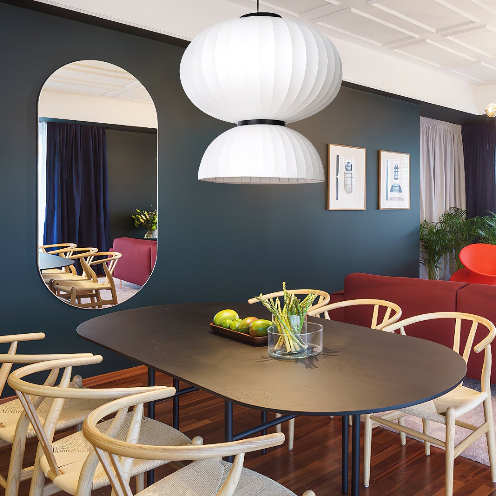 Eurzorion Silk Lantern Pendant Light - Blowlighting