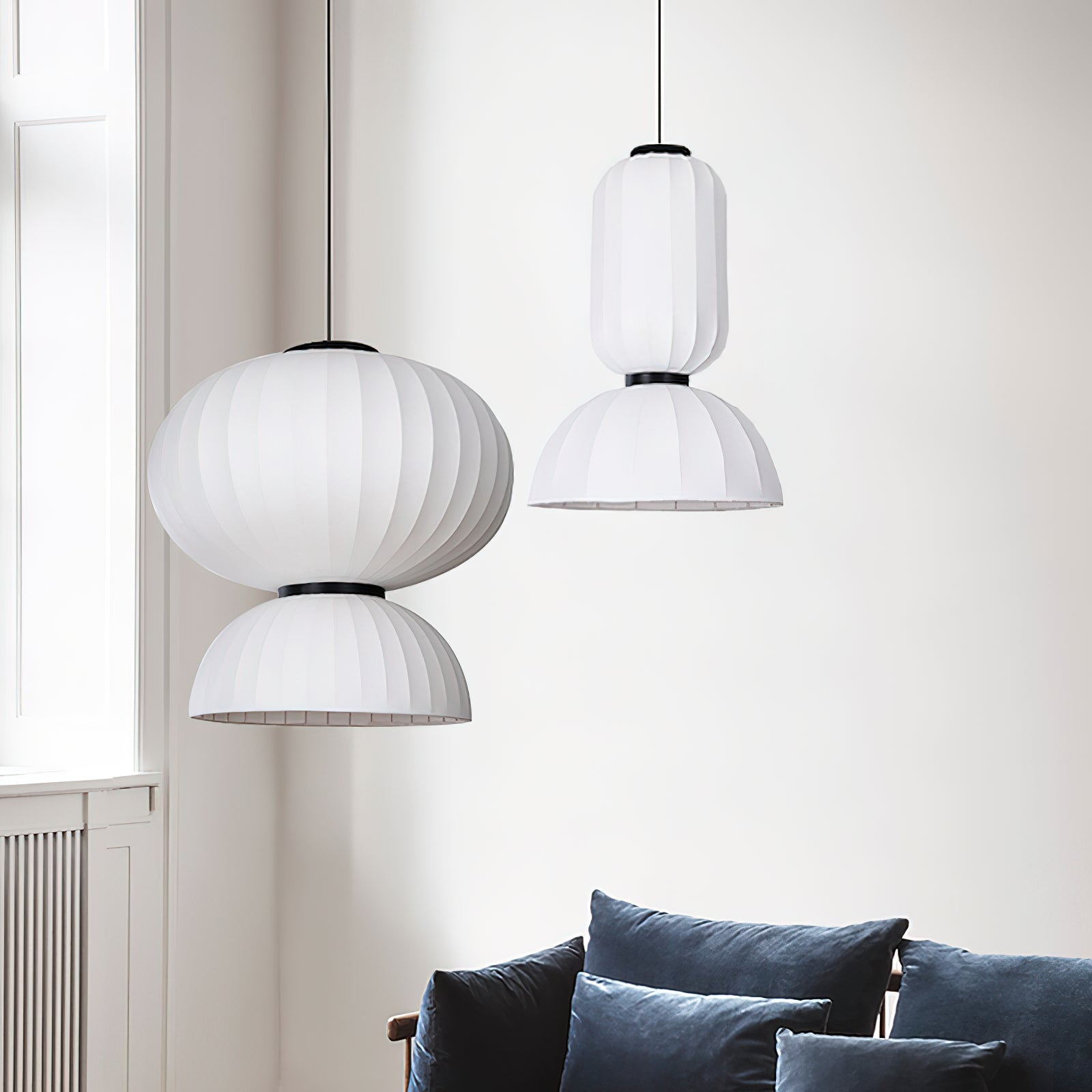 Eurzorion Silk Lantern Pendant Light - Blowlighting
