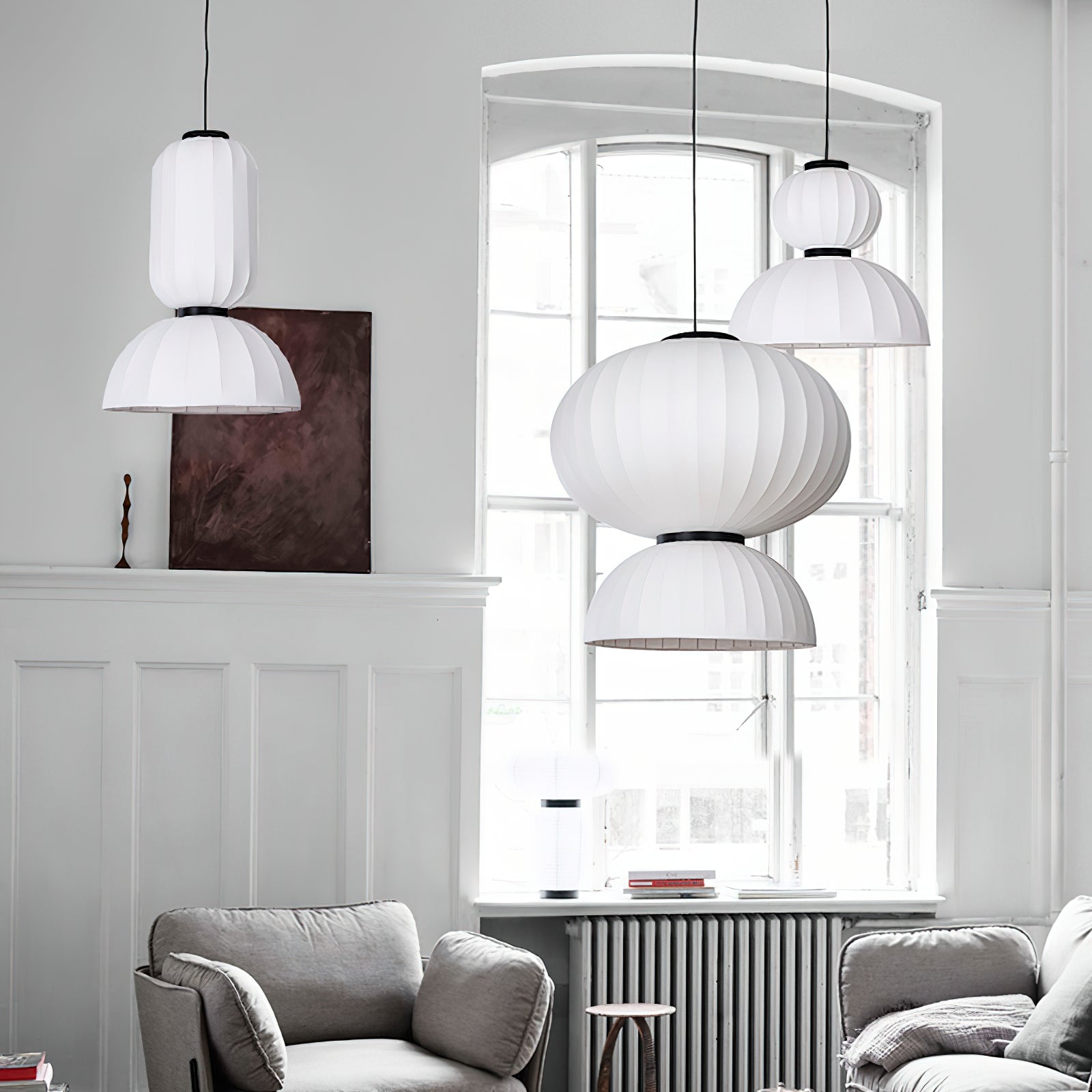 Eurzorion Silk Lantern Pendant Light - Blowlighting