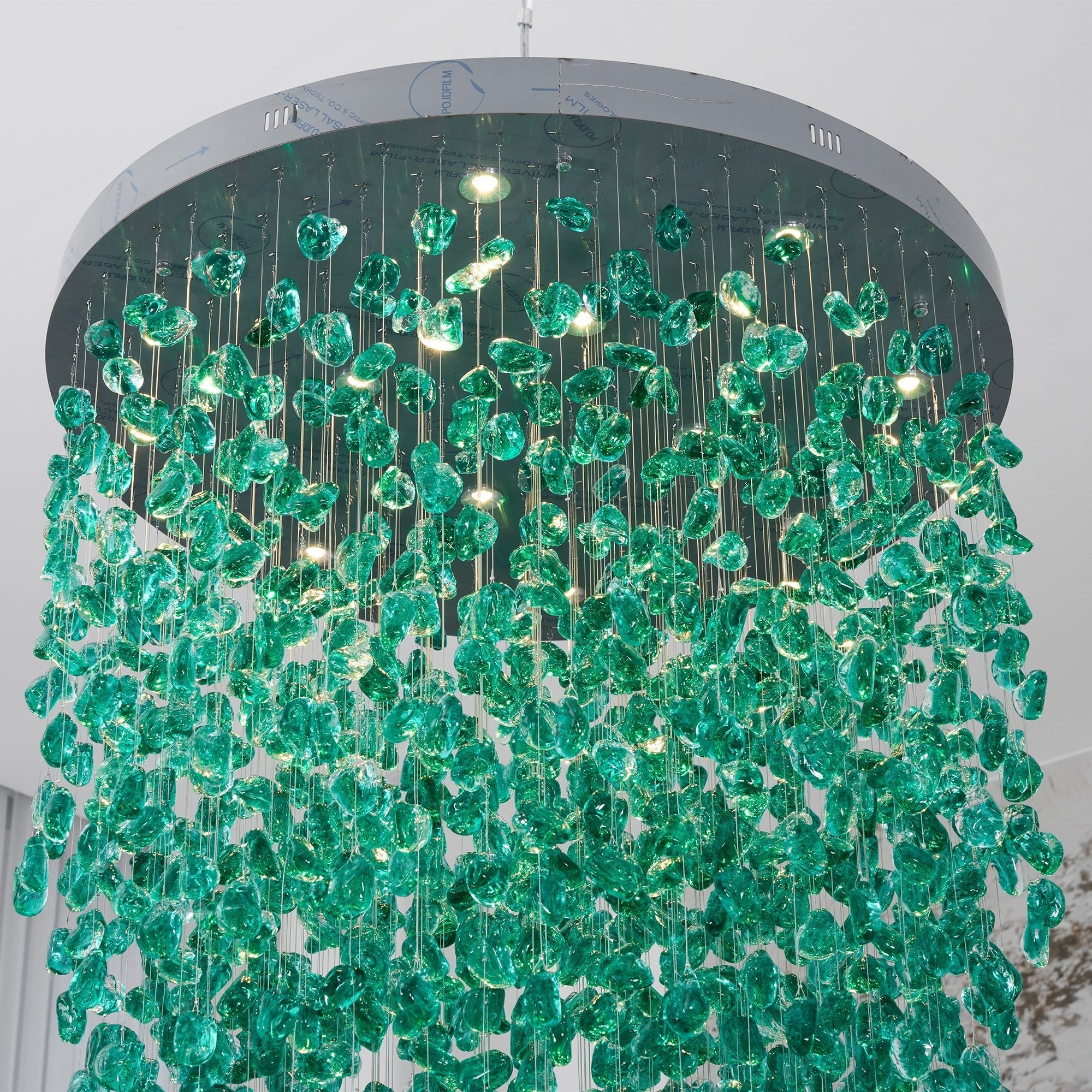 Veshaa Postmodern Luxury Stone Crystal Chandelier - Blowlighting