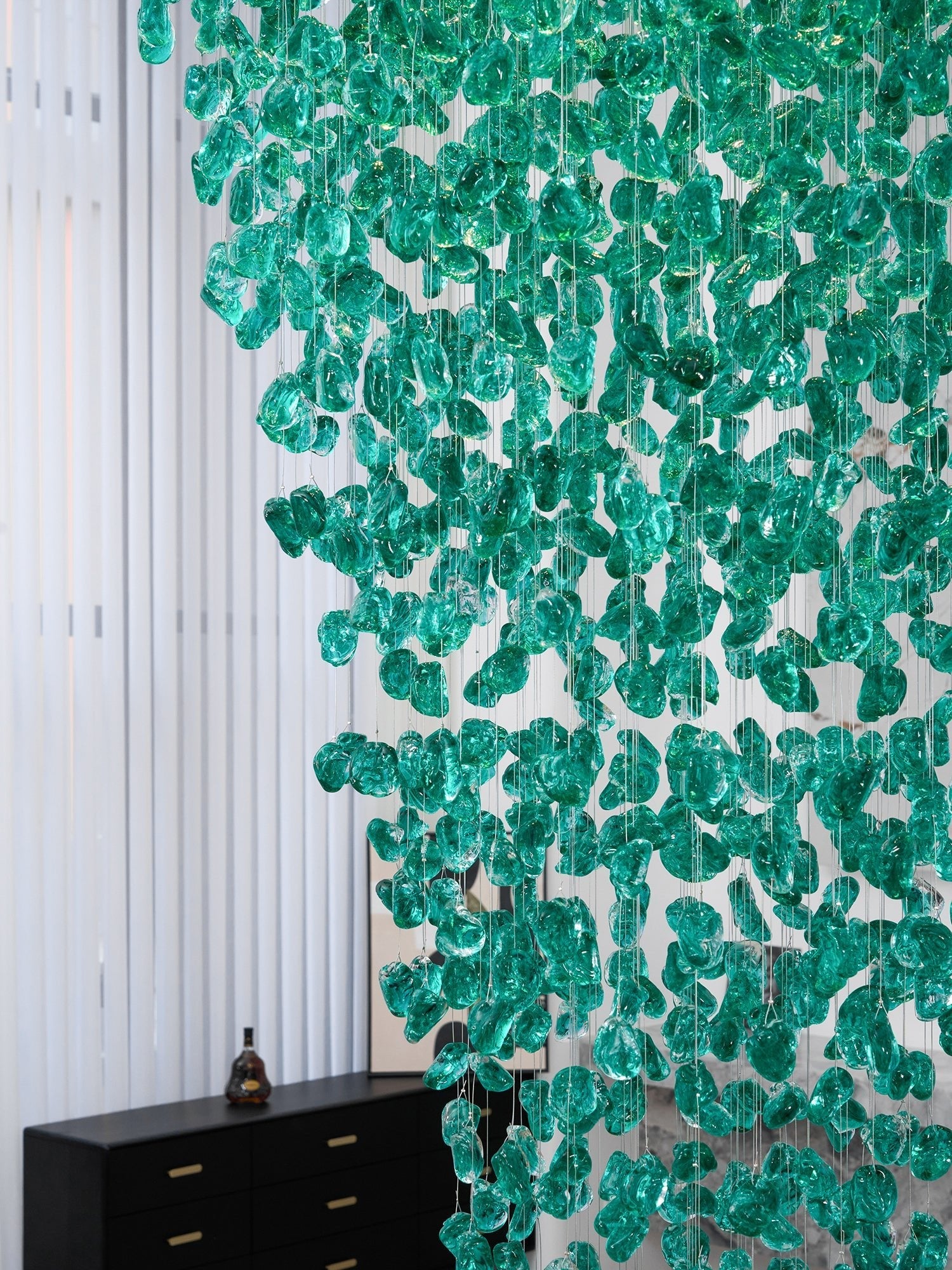 Veshaa Postmodern Luxury Stone Crystal Chandelier - Blowlighting