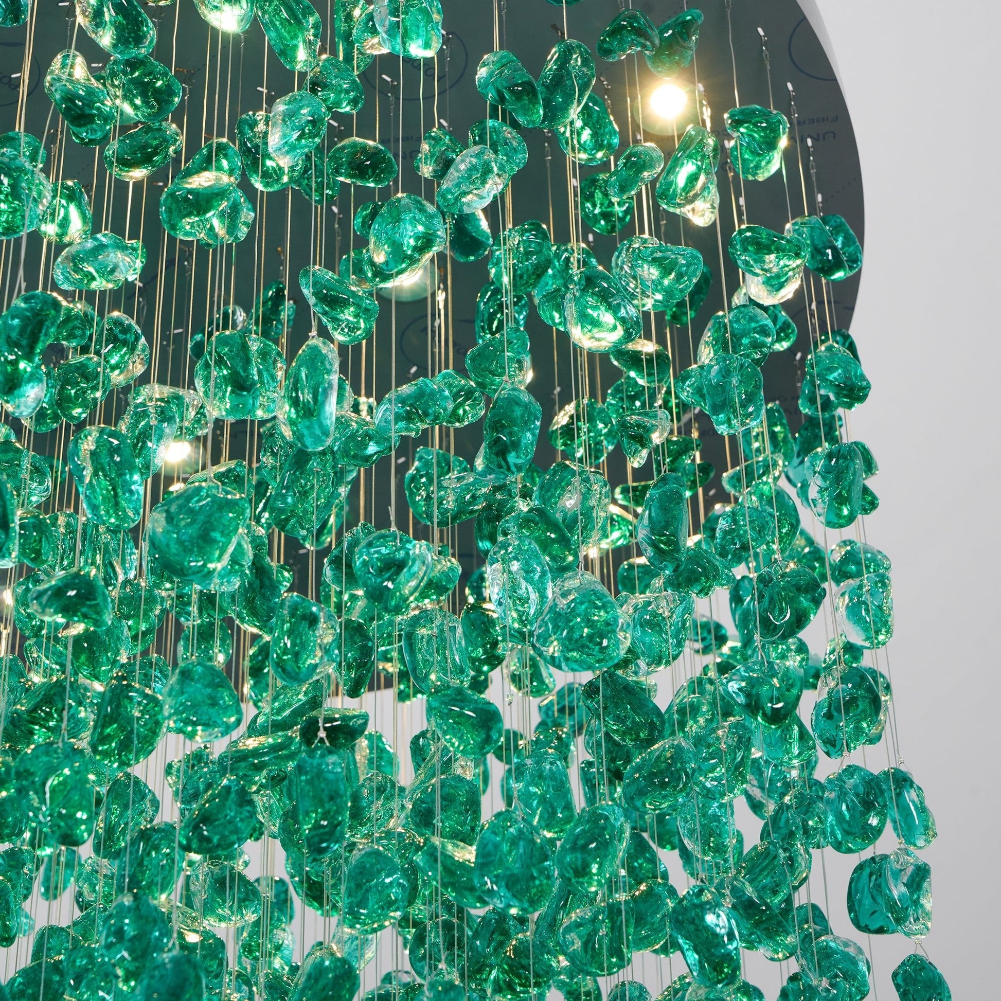 Veshaa Postmodern Luxury Stone Crystal Chandelier - Blowlighting