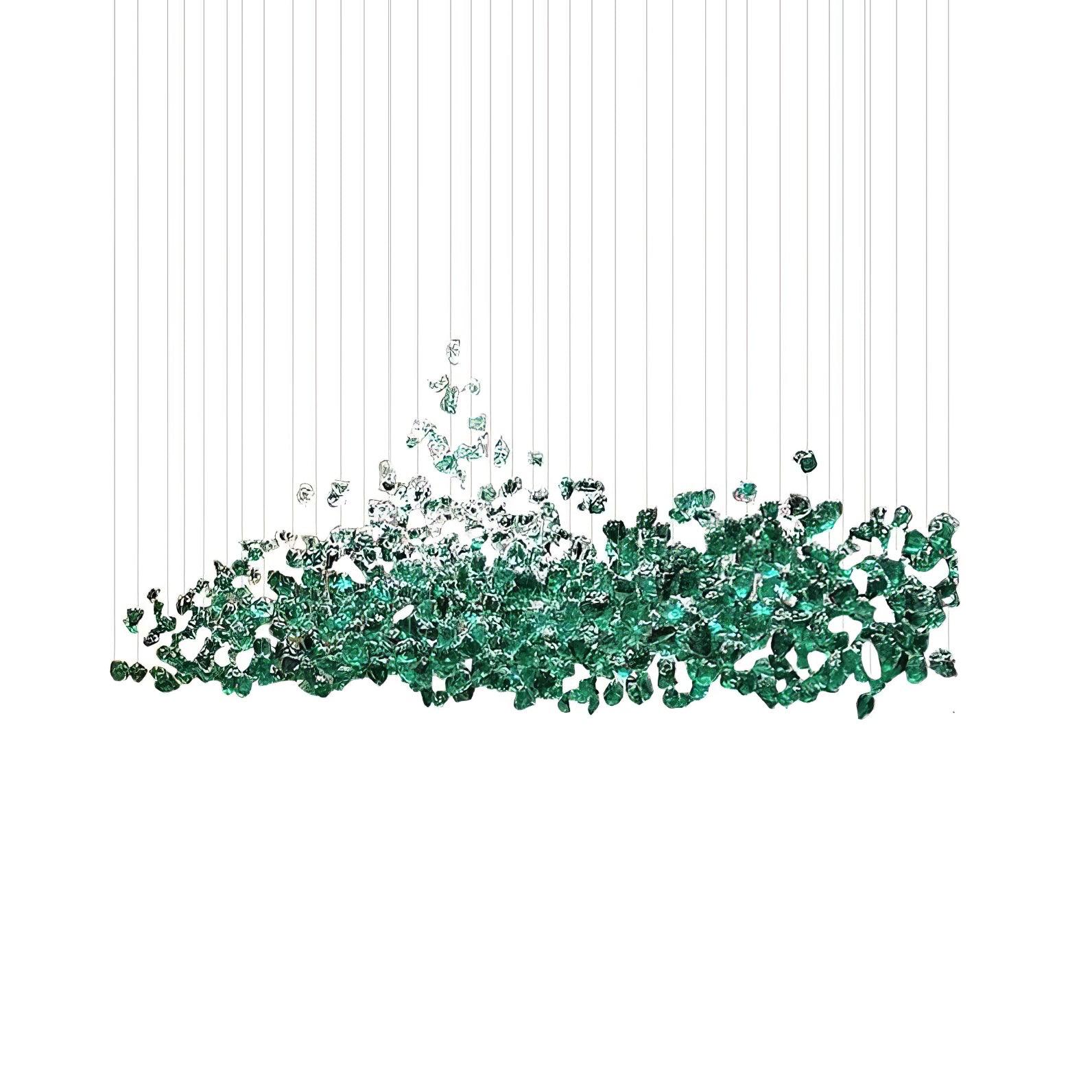 Veshaa Postmodern Luxury Stone Crystal Chandelier - Blowlighting