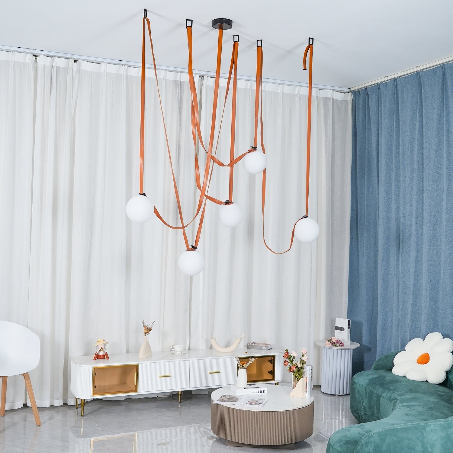 Multiple Belt Art Pendant Light - Blowlighting