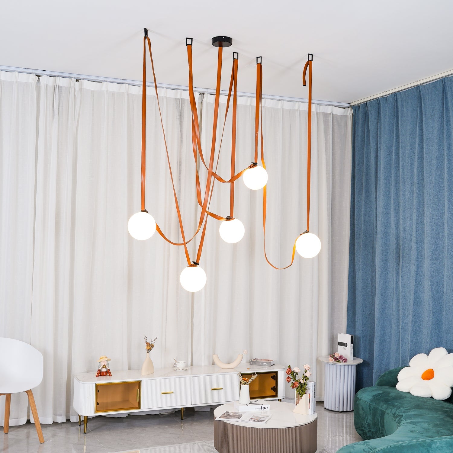 Multiple Belt Art Pendant Light - Blowlighting