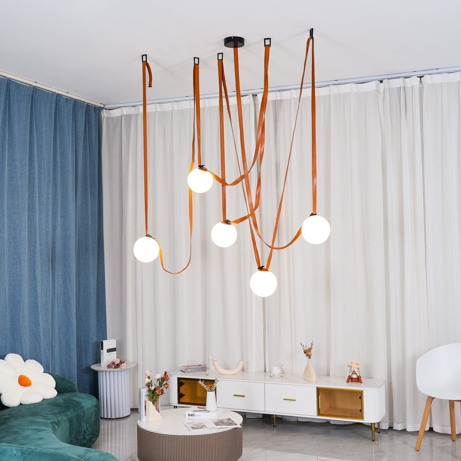 Multiple Belt Art Pendant Light - Blowlighting