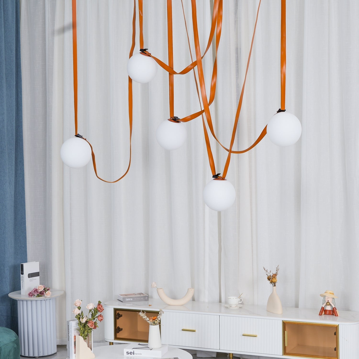 Multiple Belt Art Pendant Light - Blowlighting