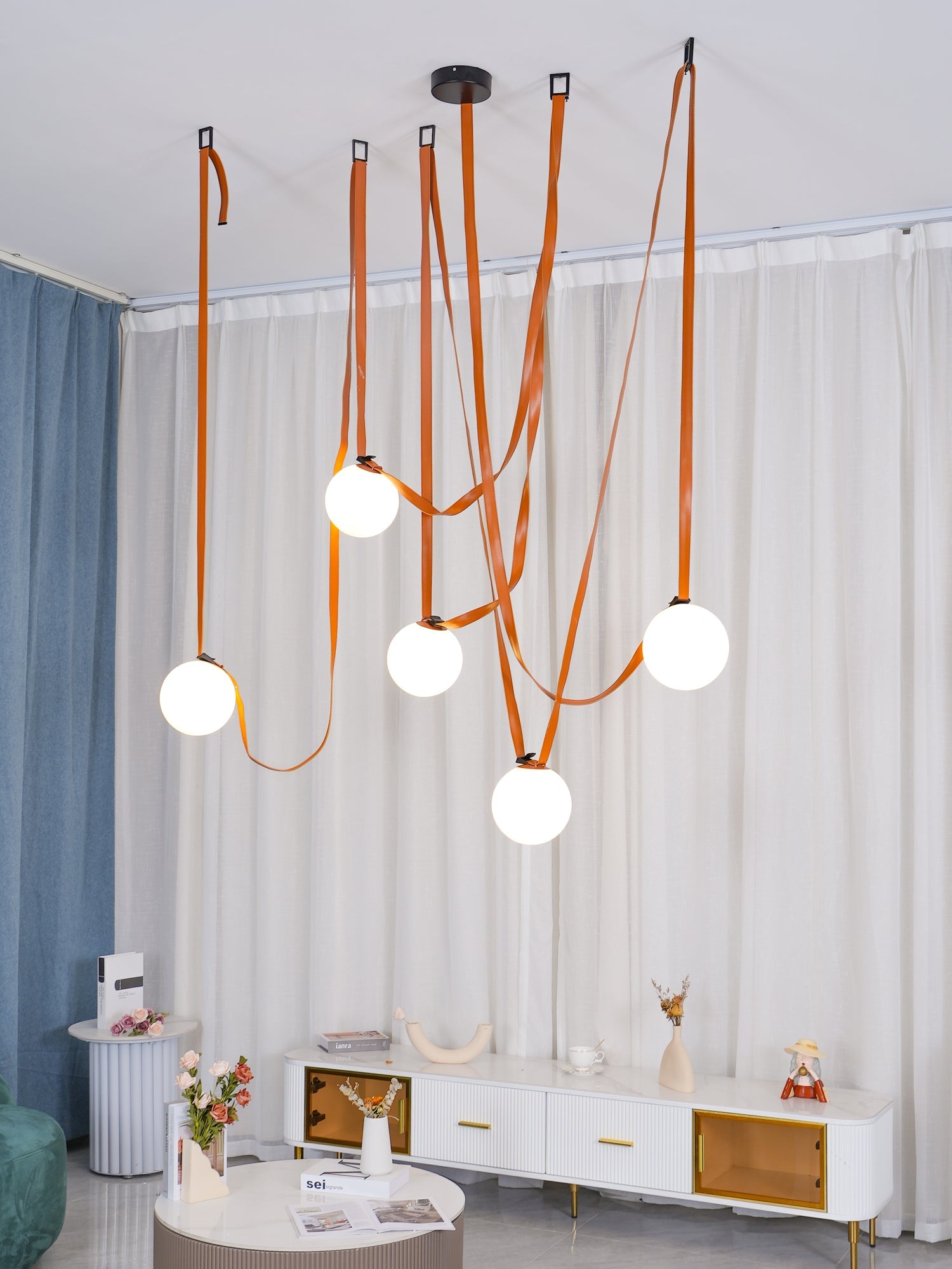 Multiple Belt Art Pendant Light - Blowlighting