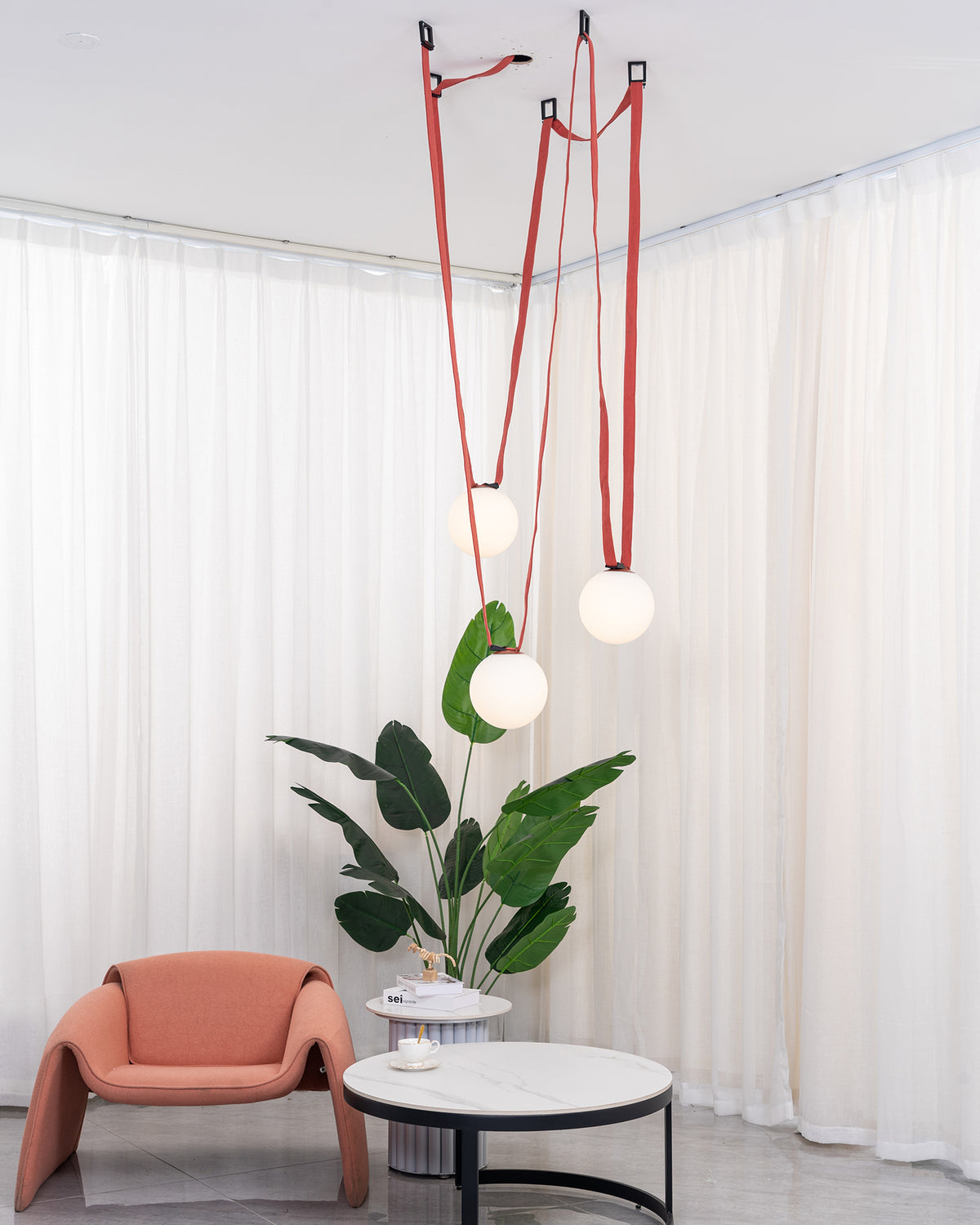 Multiple Belt Art Pendant Light - Blowlighting