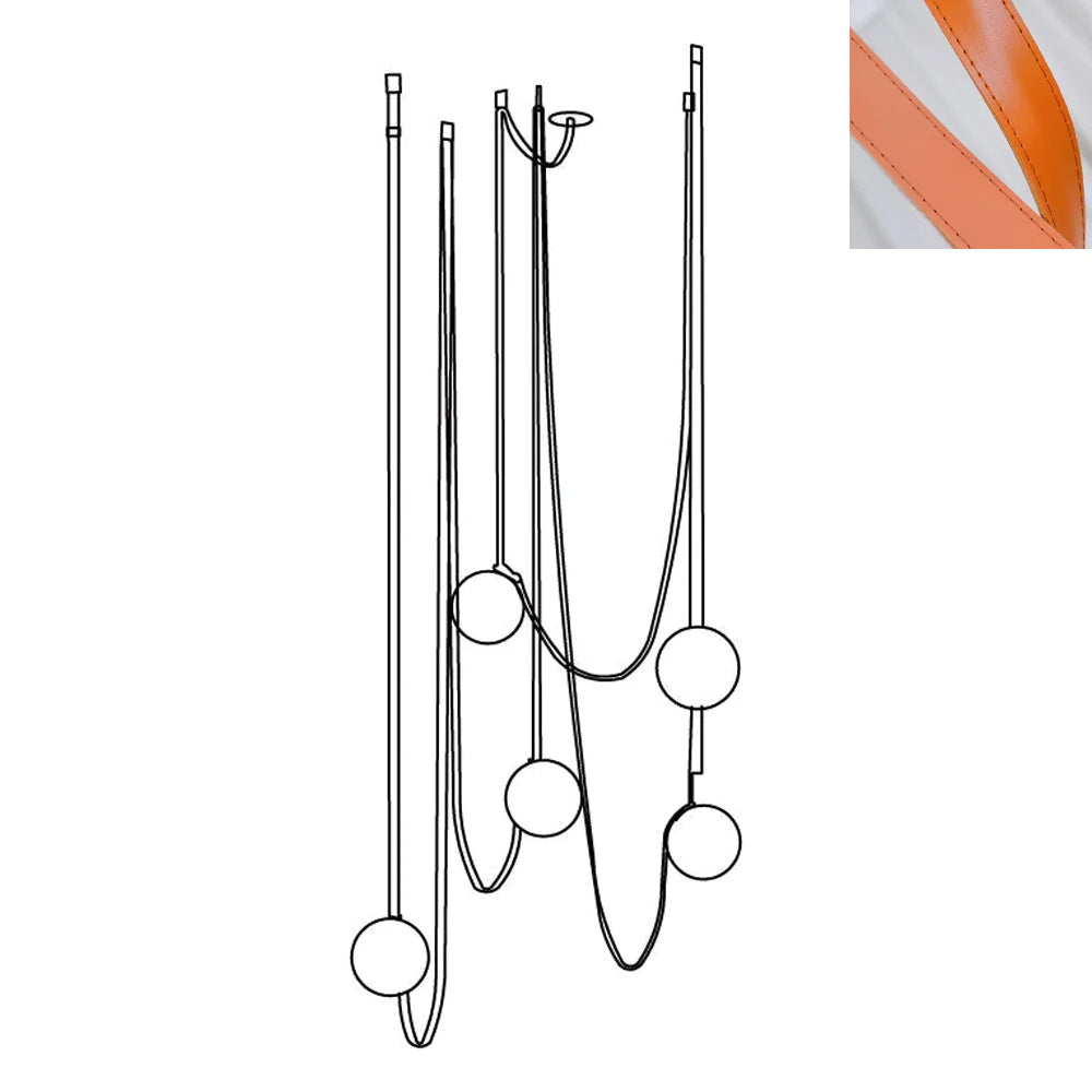 Multiple Belt Art Pendant Light - Blowlighting