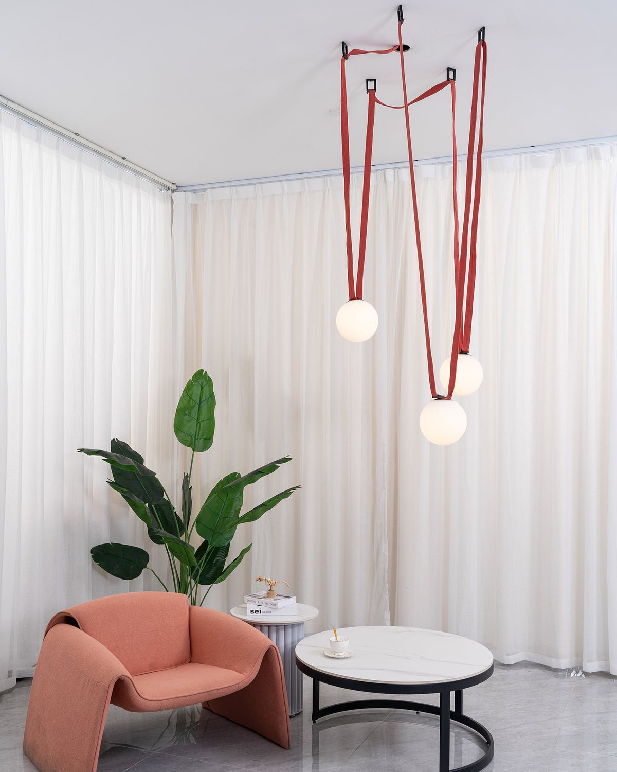 Multiple Belt Art Pendant Light - Blowlighting