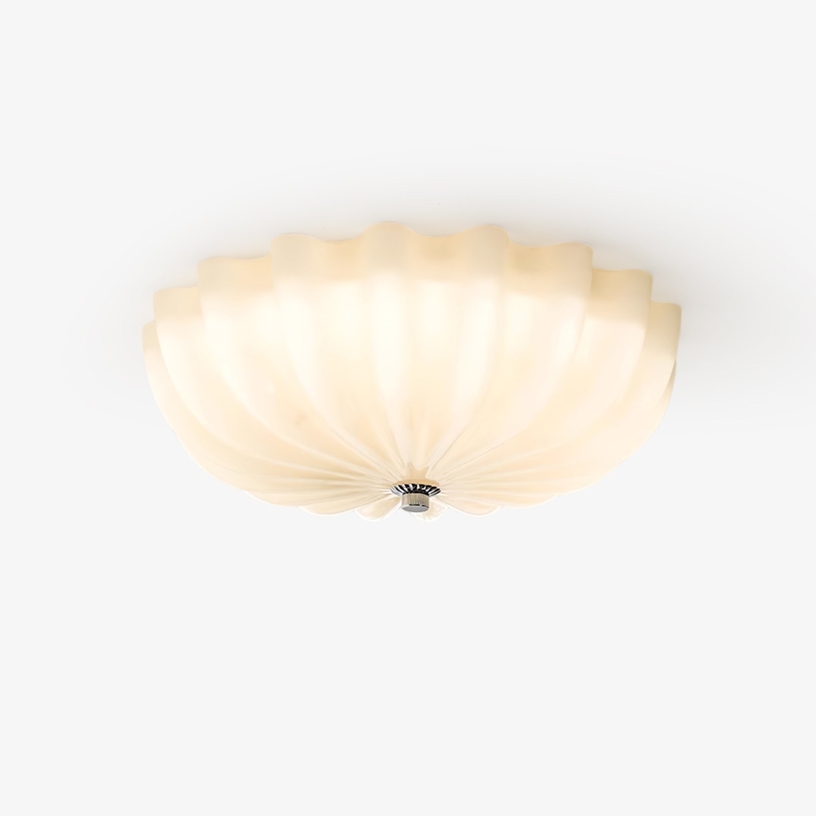 Aurora Ceiling Lamp Murano Blown Glass Shell Inspired - Blowlighting