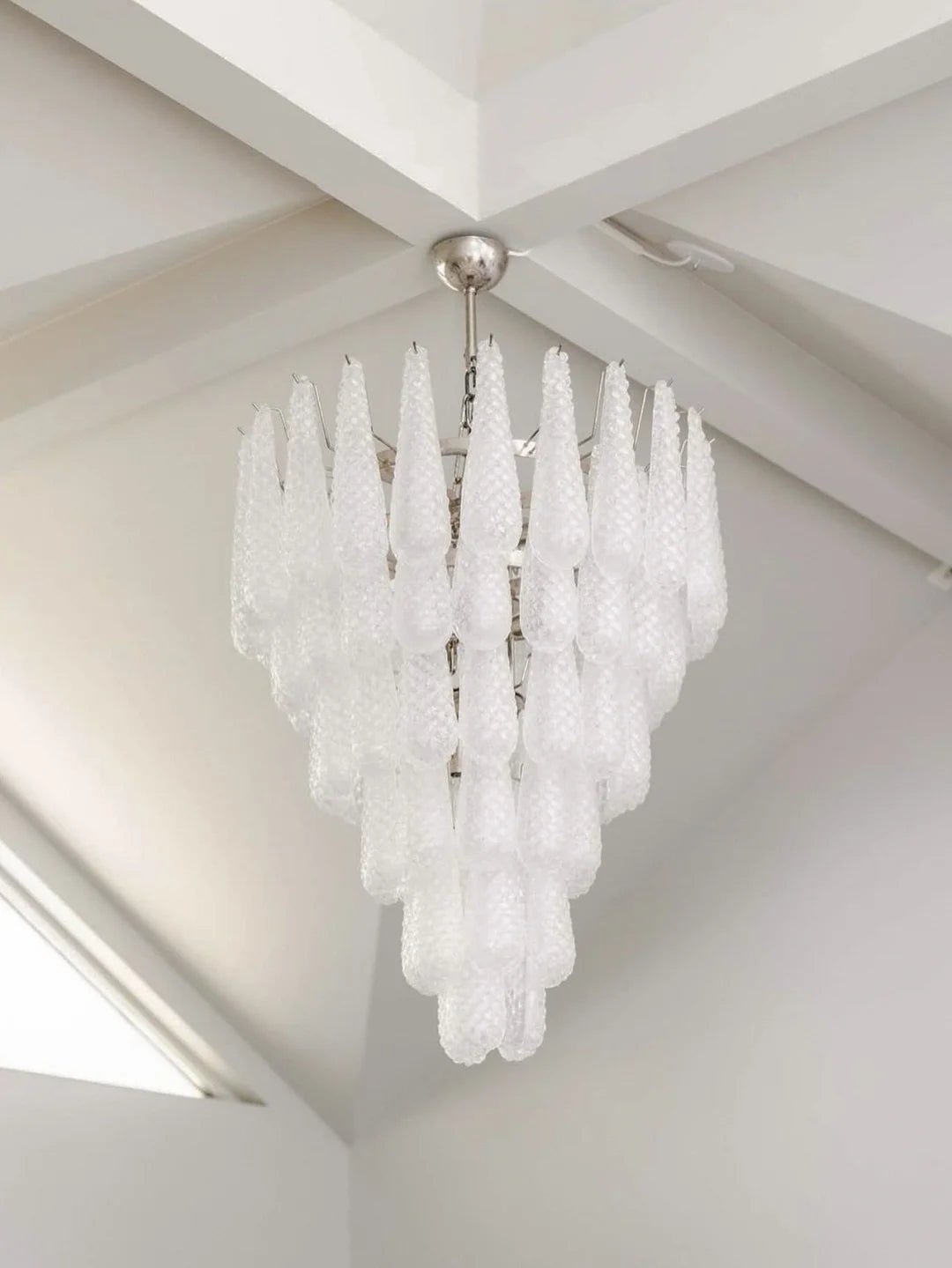 Aurora Chandelier Pinecone Murano Glass Textured Luxury - Blowlighting