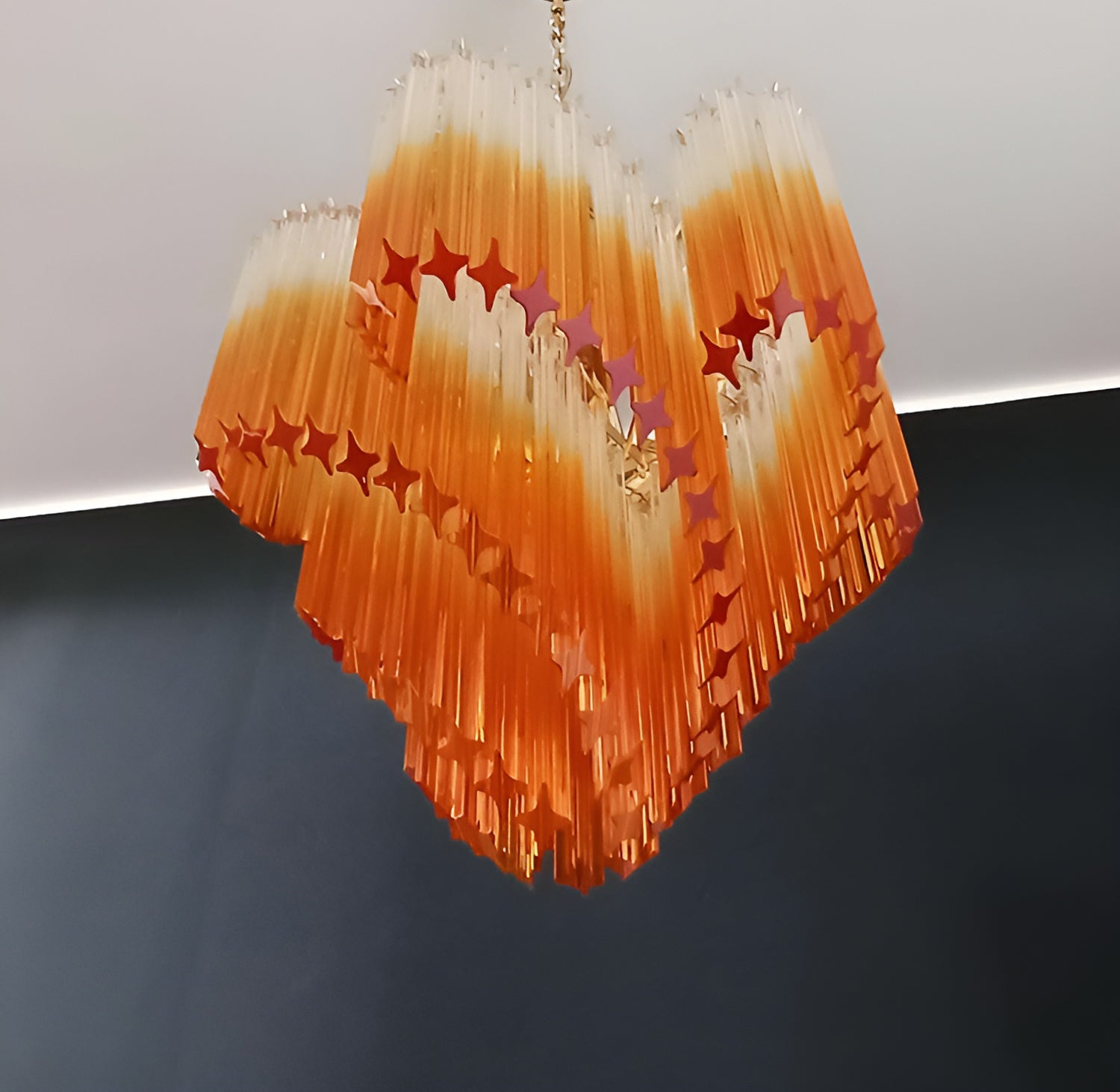 Evmararae Gradient Glass Chandelier - Blowlighting