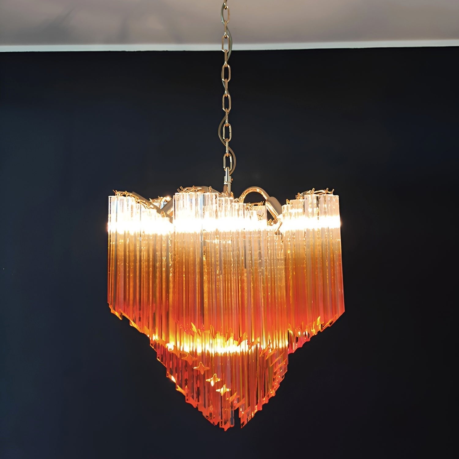 Evmararae Gradient Glass Chandelier - Blowlighting