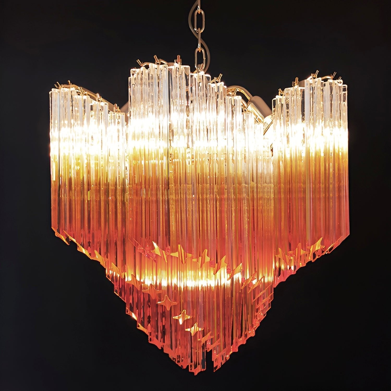 Evmararae Gradient Glass Chandelier - Blowlighting