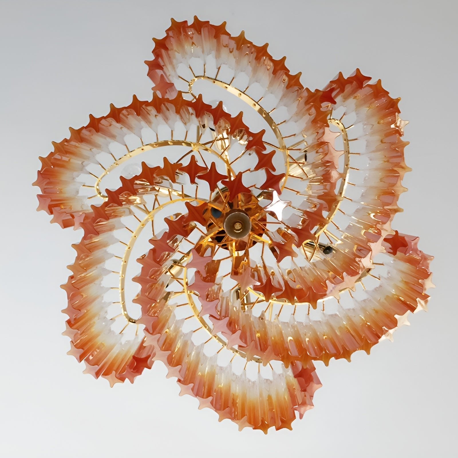 Evmararae Gradient Glass Chandelier - Blowlighting