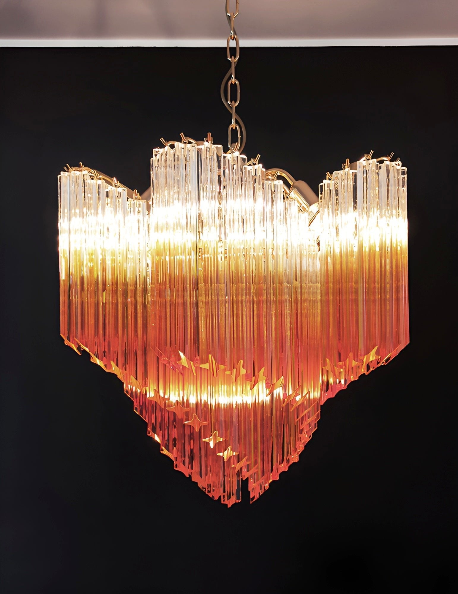 Evmararae Gradient Glass Chandelier - Blowlighting