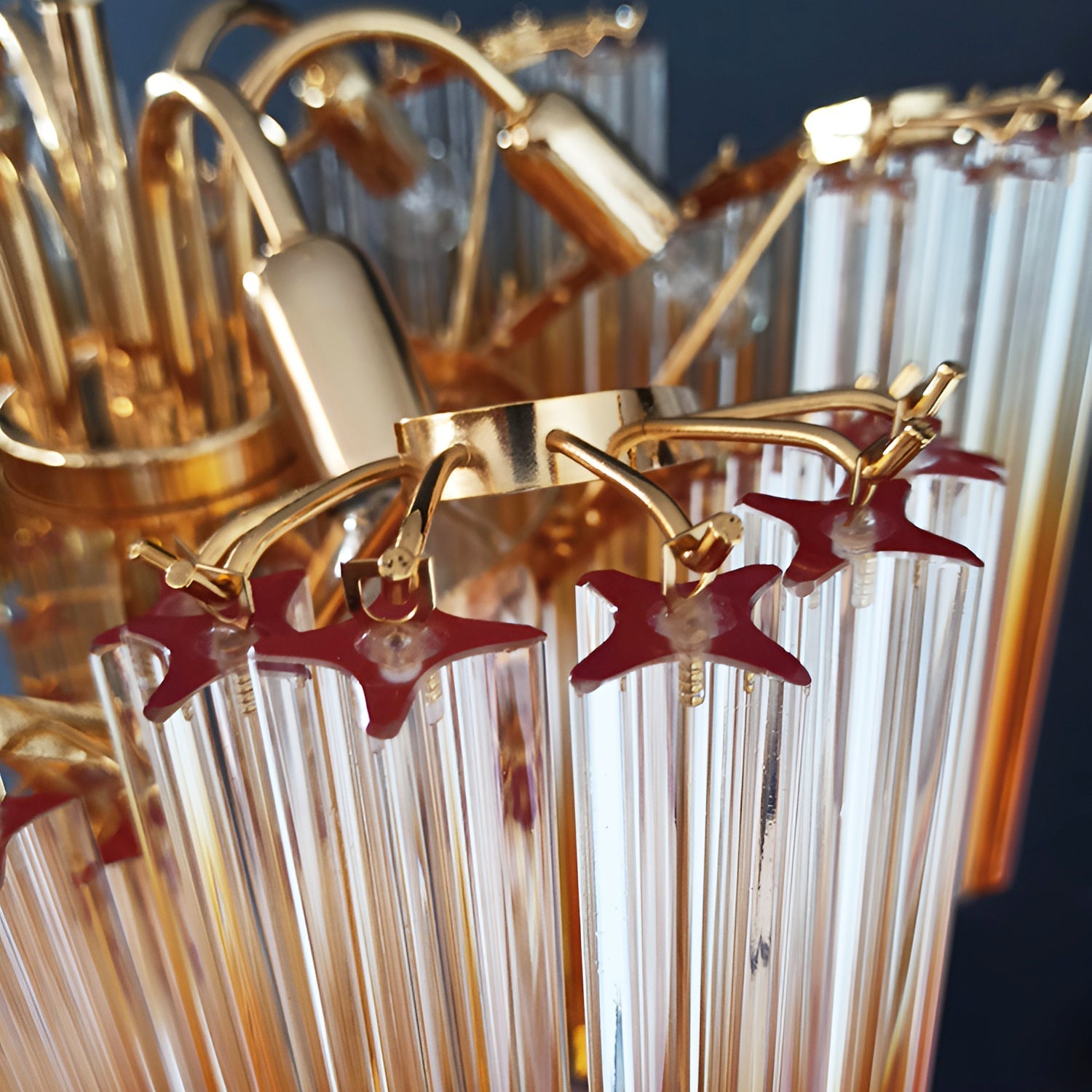 Evmararae Gradient Glass Chandelier - Blowlighting