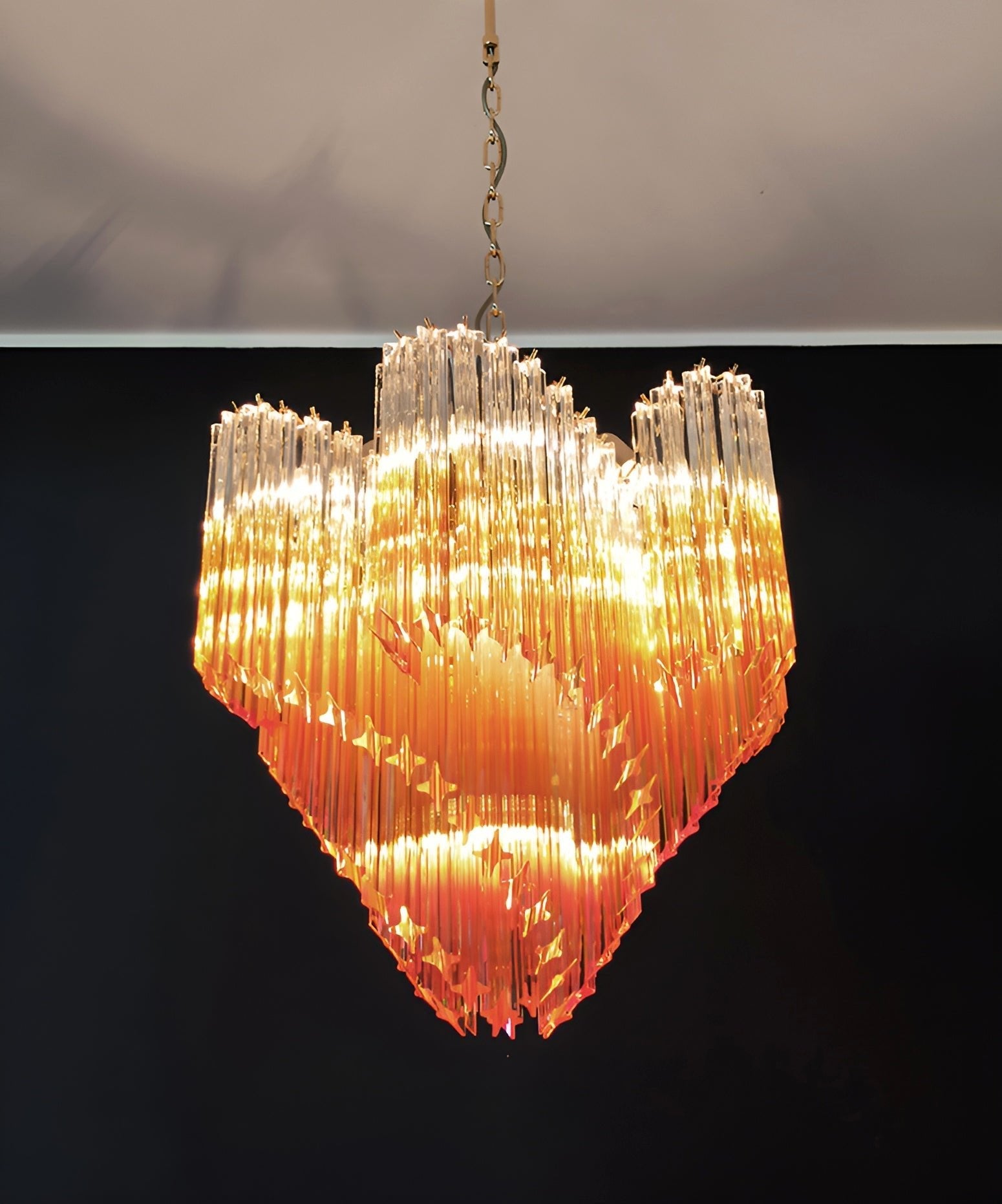 Evmararae Gradient Glass Chandelier - Blowlighting