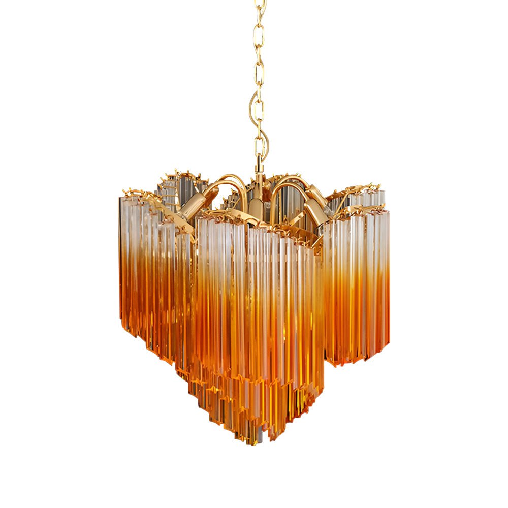 Evmararae Gradient Glass Chandelier - Blowlighting