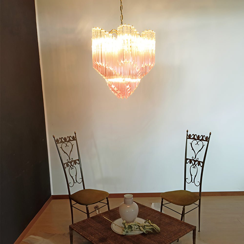 Evmararae Gradient Glass Chandelier - Blowlighting