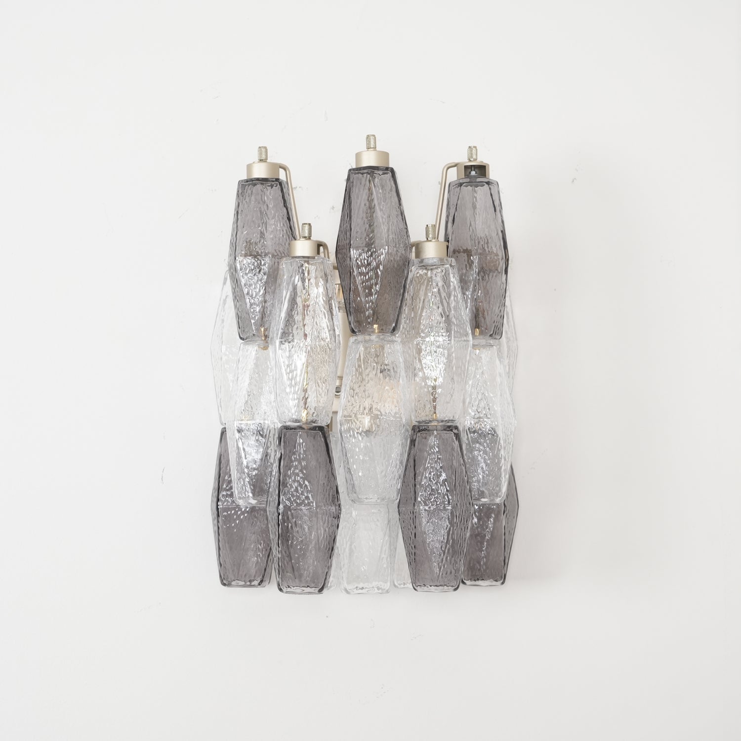 Aurora Wall Lamp Rhombus Glass Tiered Contemporary - Blowlighting