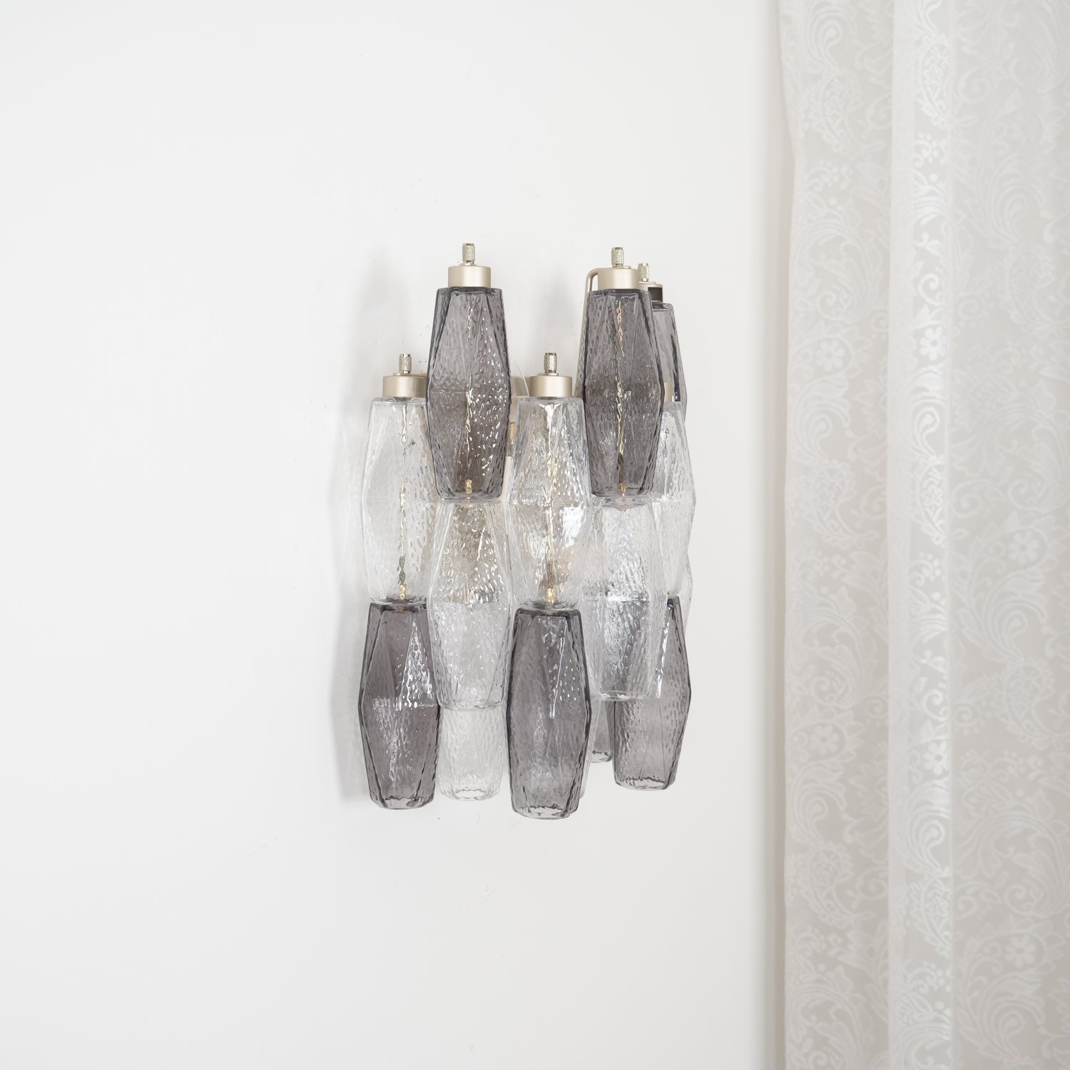 Aurora Wall Lamp Rhombus Glass Tiered Contemporary - Blowlighting