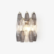 Aurora Wall Lamp Rhombus Glass Tiered Contemporary - Blowlighting