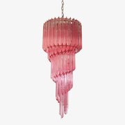 Aurora Chandelier Spiral Pink Prism Tiered - Blowlighting
