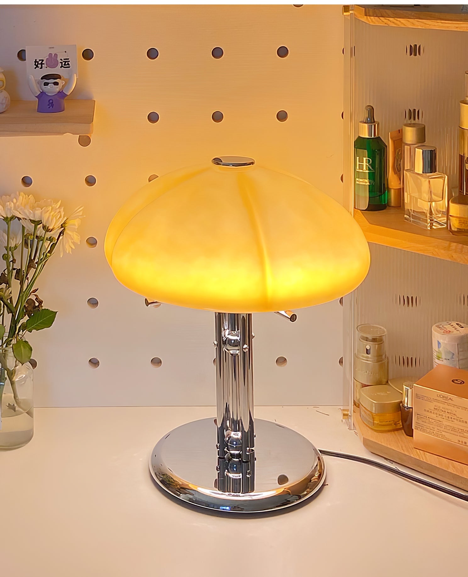 Mushroom Bauhaus Table Lamp - Blowlighting