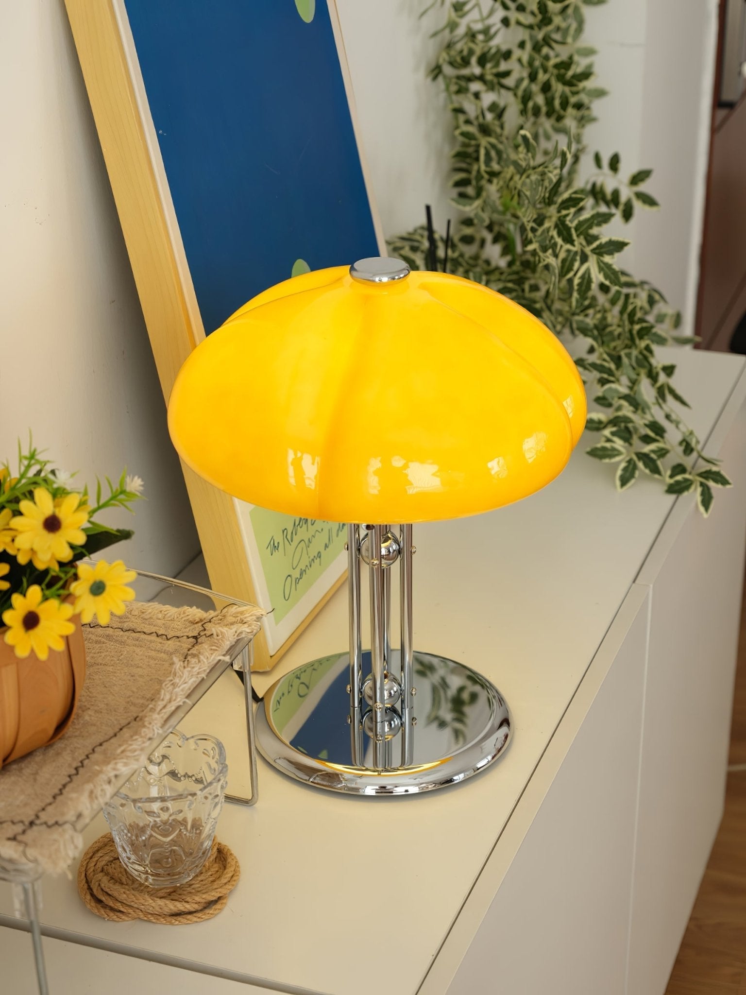 Mushroom Bauhaus Table Lamp - Blowlighting
