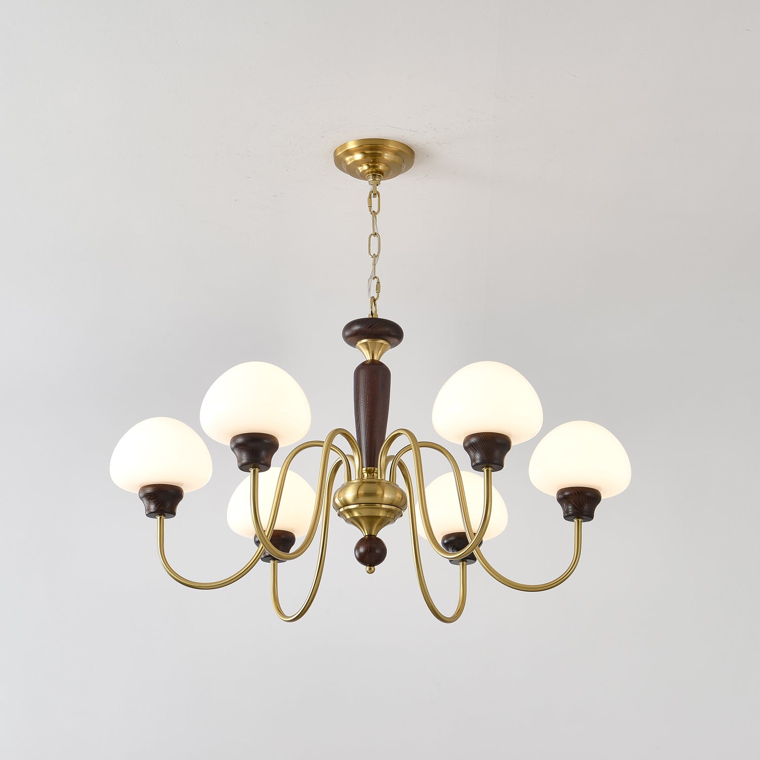 Mushroom Cap Chandelier - Blowlighting