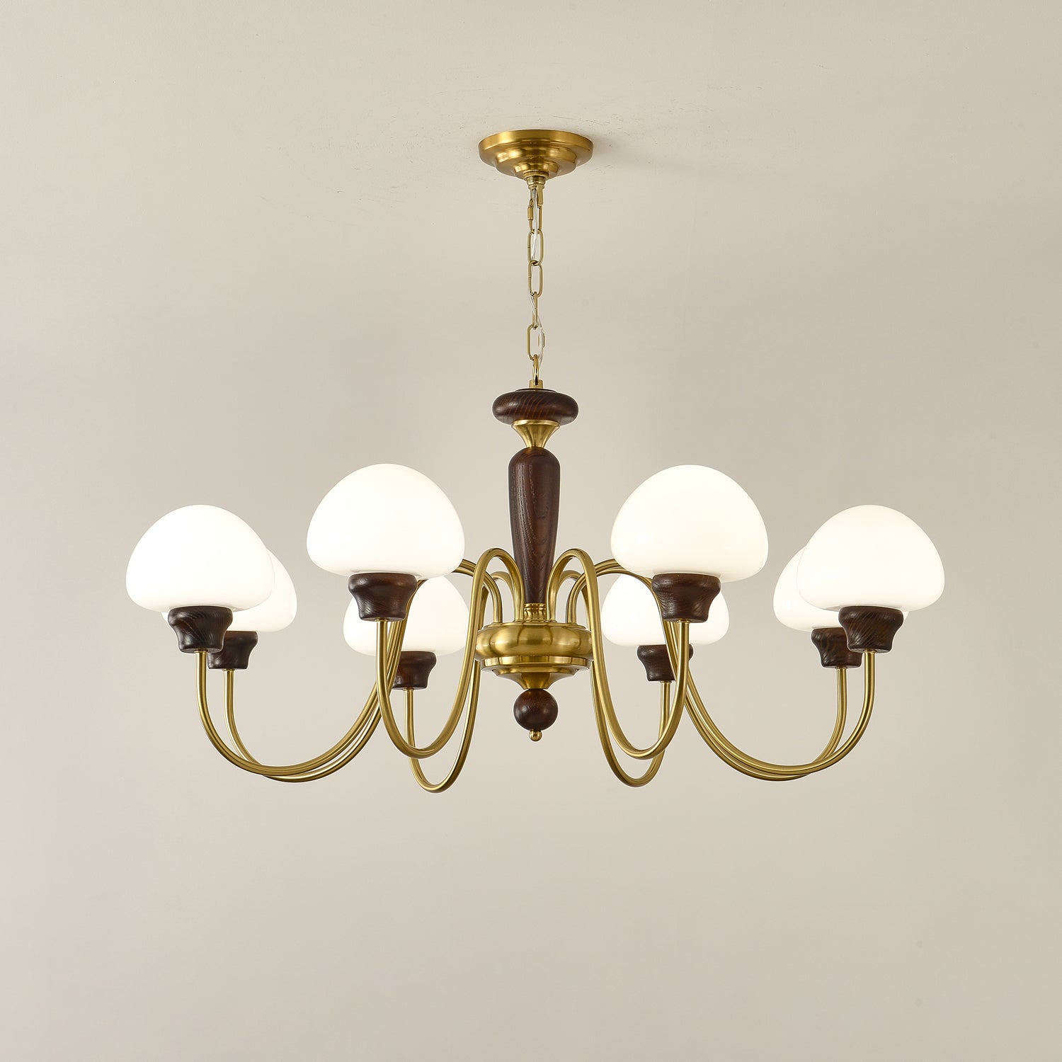 Mushroom Cap Chandelier - Blowlighting