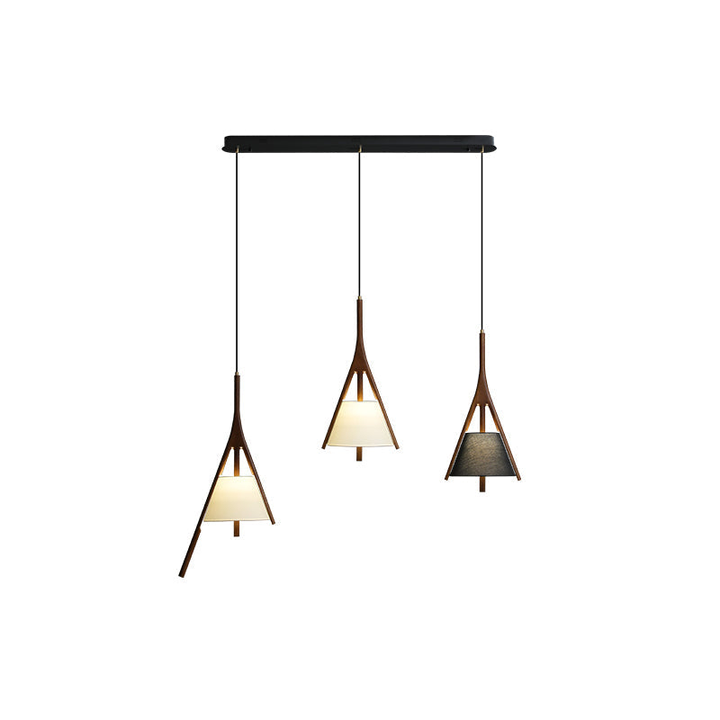 Zovenarae Triangular Wood Pendant Light - Blowlighting