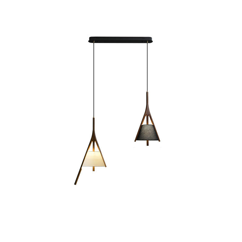 Zovenarae Triangular Wood Pendant Light - Blowlighting