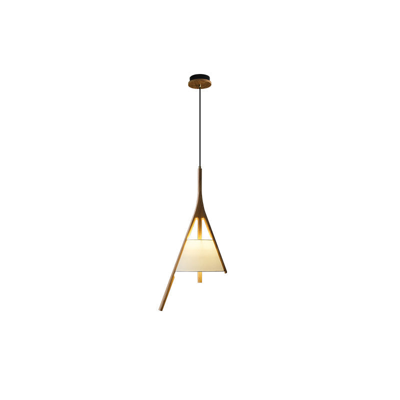 Zovenarae Triangular Wood Pendant Light - Blowlighting