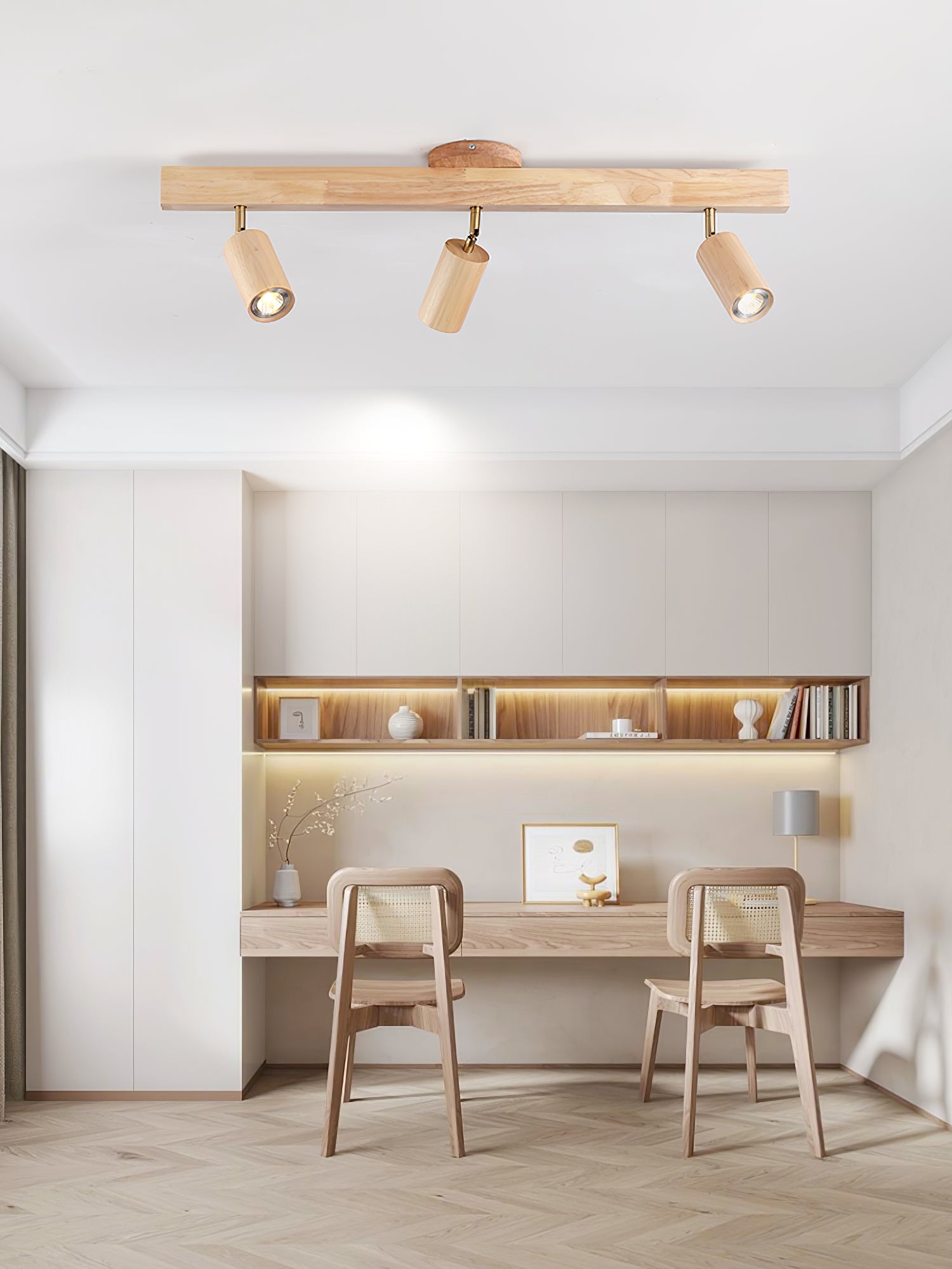 Natural Wood Beam Spotlight Light - Blowlighting