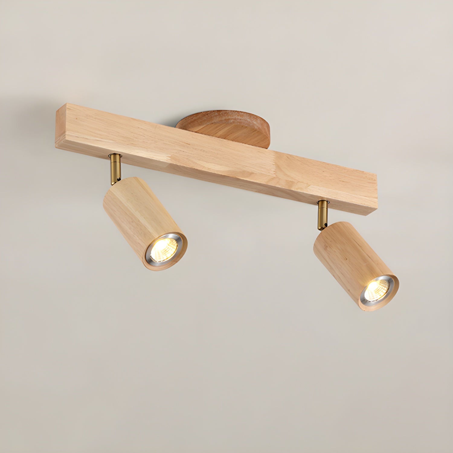 Natural Wood Beam Spotlight Light - Blowlighting