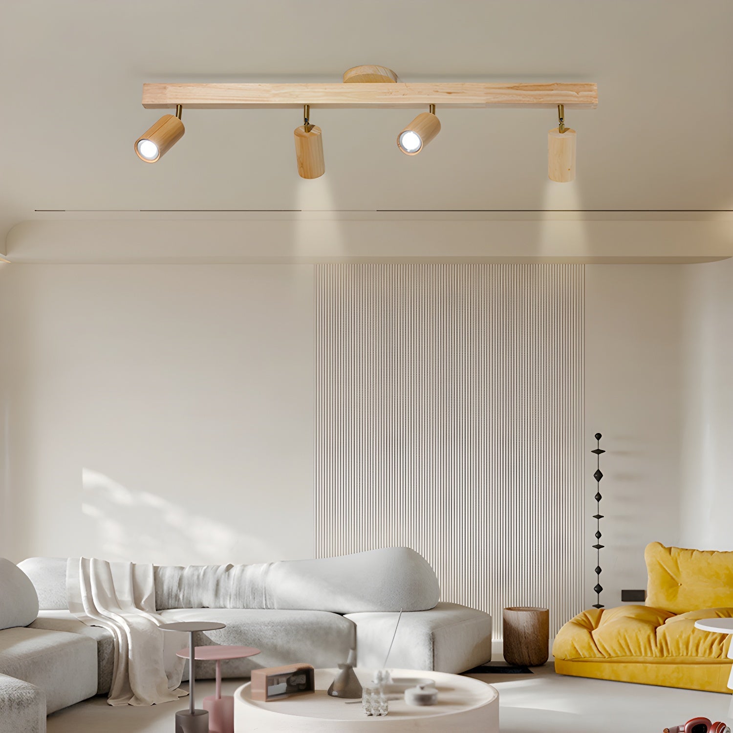 Natural Wood Beam Spotlight Light - Blowlighting