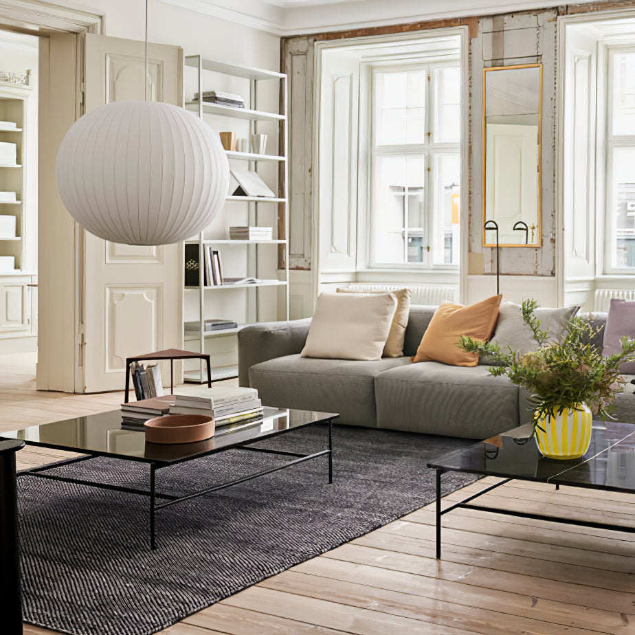 Bubble Mulberry Silk Pendant Lamp - Blowlighting