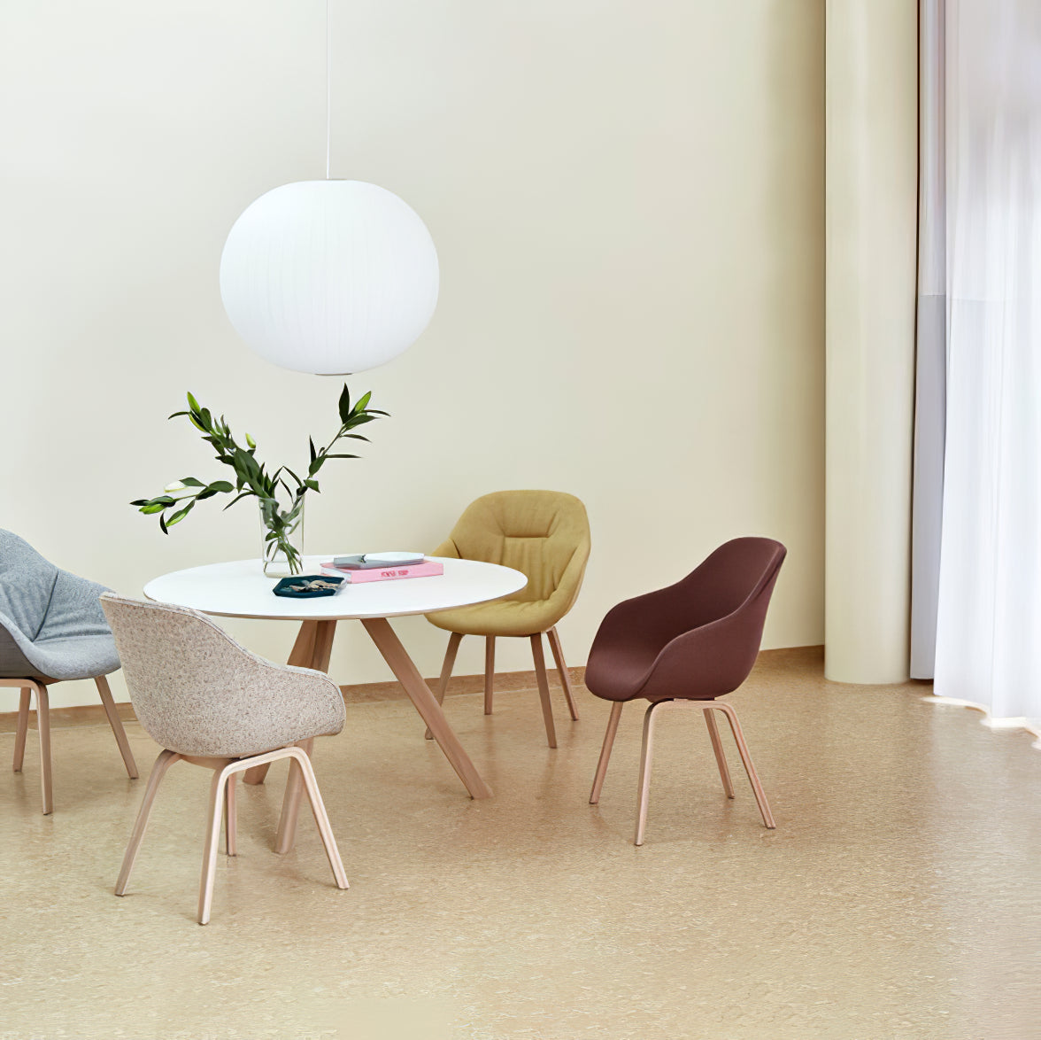 Bubble Mulberry Silk Pendant Lamp - Blowlighting