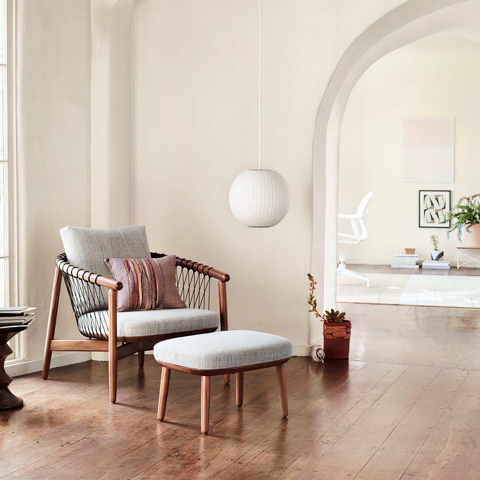 Bubble Mulberry Silk Pendant Lamp - Blowlighting