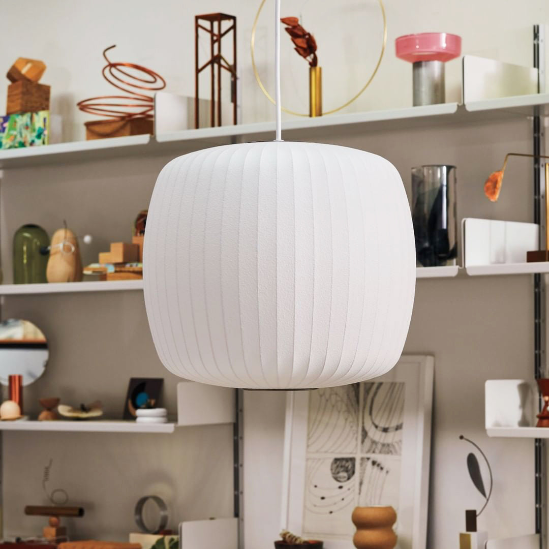 Bubble Mulberry Silk Pendant Lamp - Blowlighting