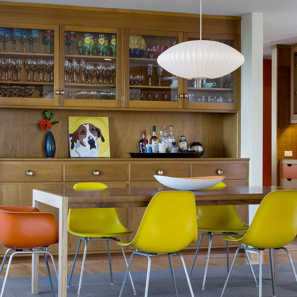 Bubble Mulberry Silk Pendant Lamp - Blowlighting