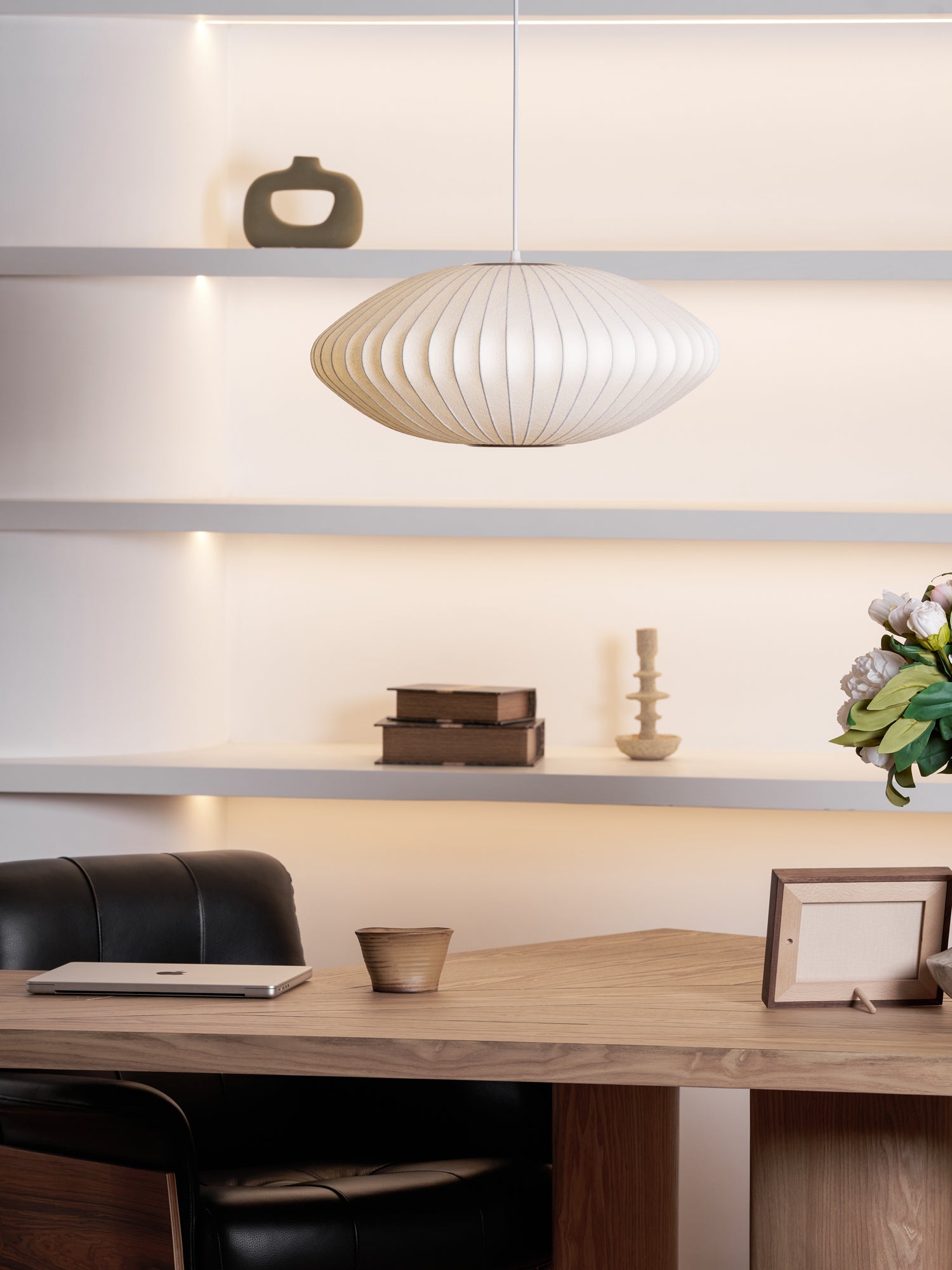 Bubble Mulberry Silk Pendant Lamp - Blowlighting