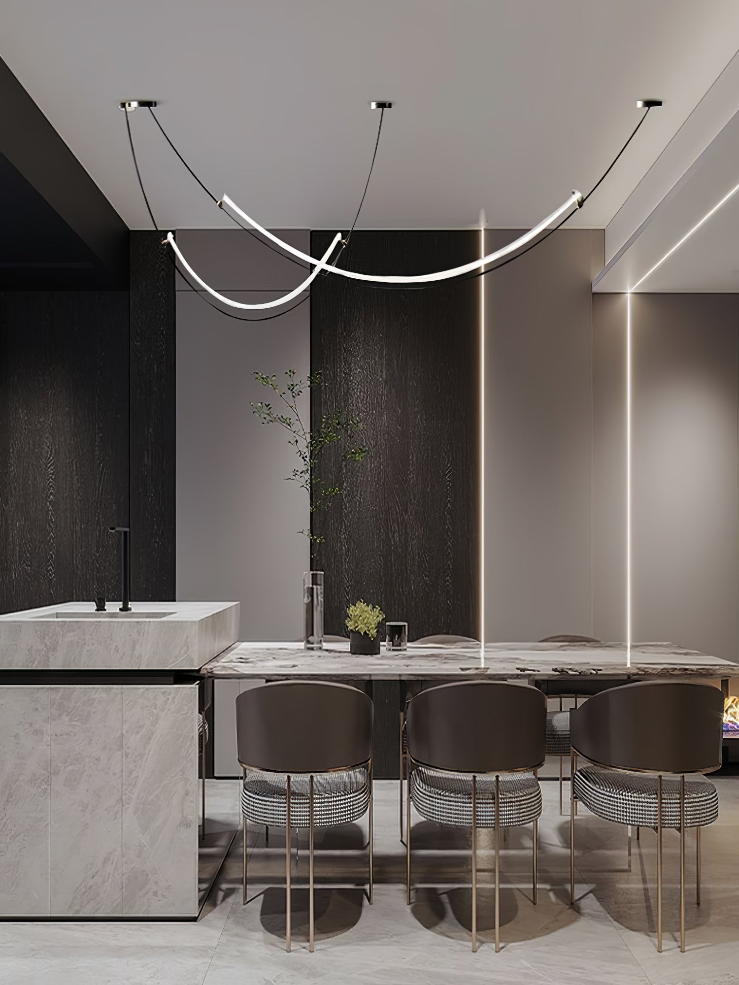 Luxe Modern Acrylic Pendant Lamp - Blowlighting