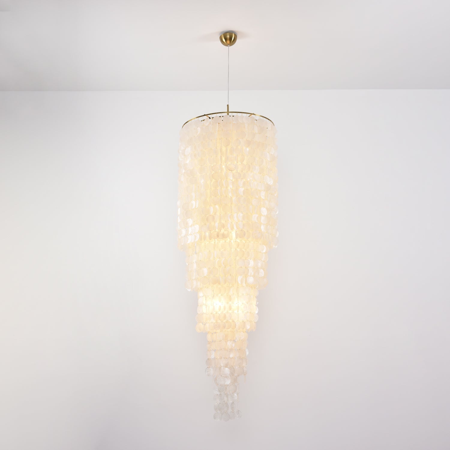 Eloryra Cascading Glass Chandelier - Blowlighting