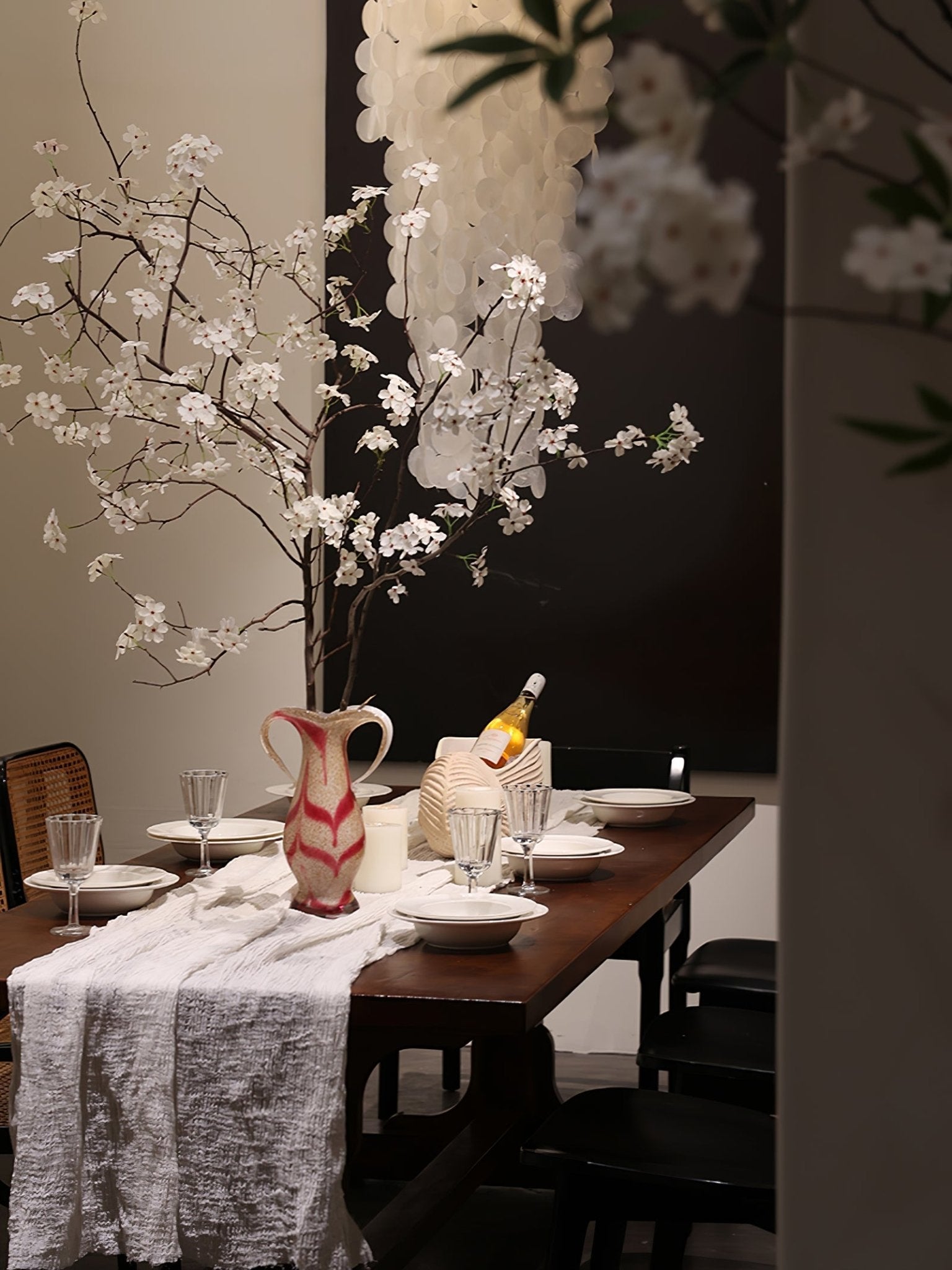 Eloryra Cascading Glass Chandelier - Blowlighting