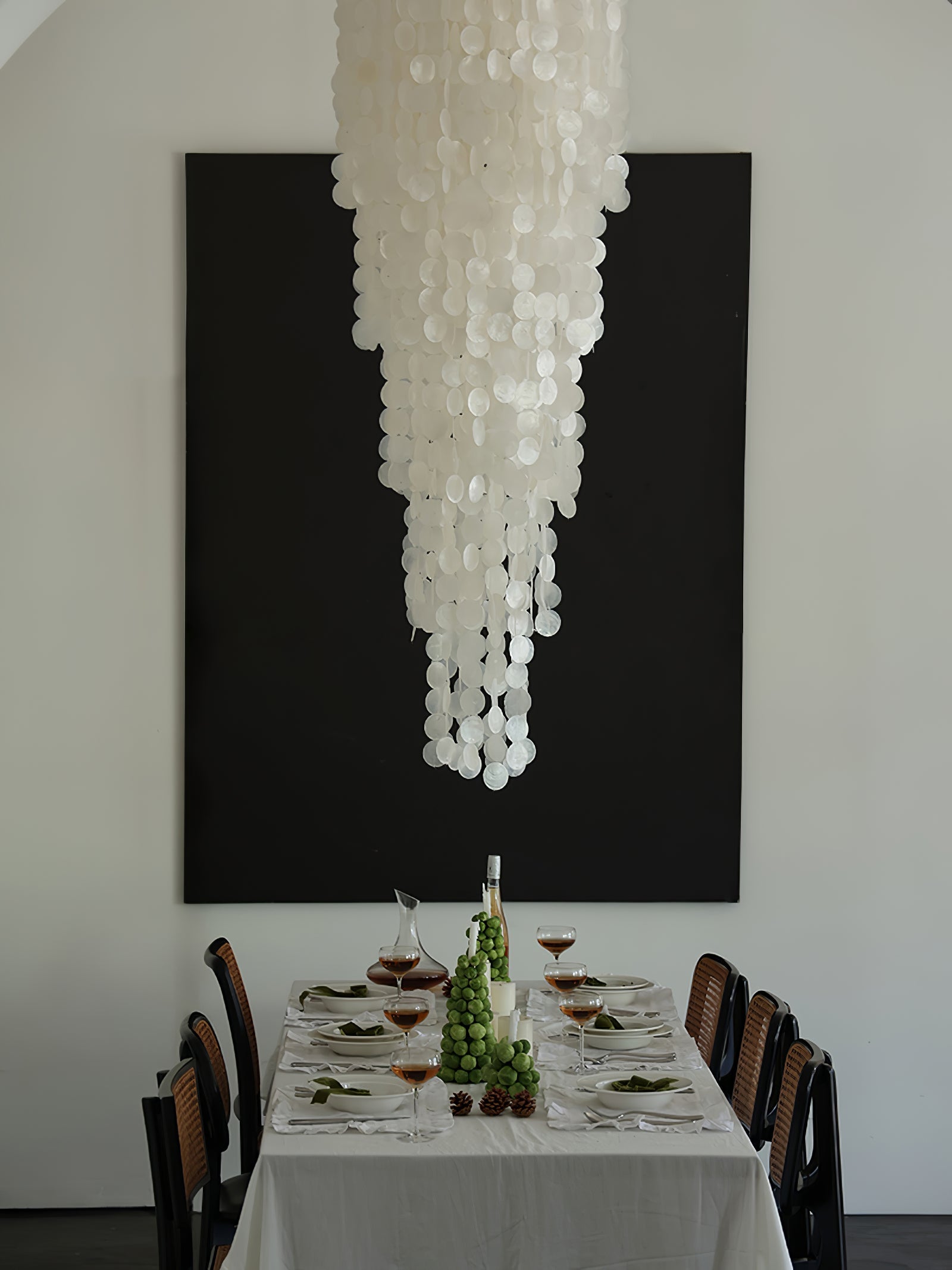 Eloryra Cascading Glass Chandelier - Blowlighting